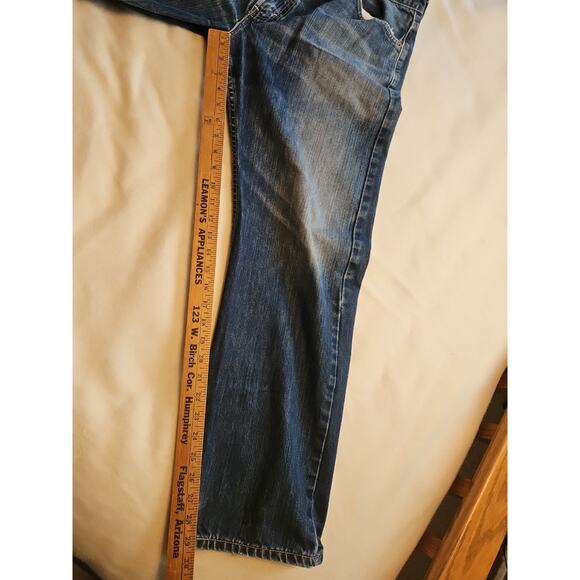 Levis 505 Jeans W36 L30 Men's Regular Fit Straight Mid Rise Medium Denim - Picture 5 of 12